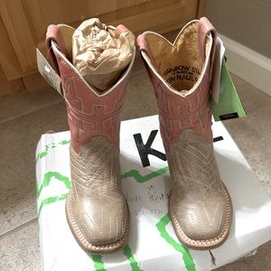 Gorgeous girls size 11 pink cowboy boots